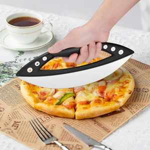 Stainless Steel Multi-Functional Pizza Cutter Black Eco-Friendly Home <b>Kitchen</b> Tool 30x11cm - Product Image 5