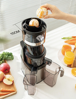 Extracteur de jus de fruits entiers à grande bouche OEM 5.9 pouces extracteur commercial à alimentation automatique professionnel