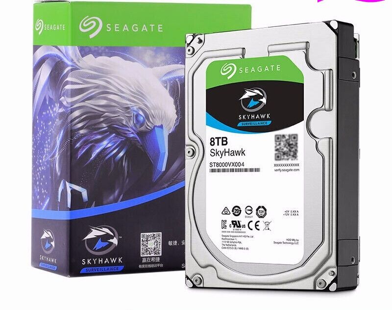 Seagate Skyhawk 8TB HDD - Reliable Storage for Surveillance