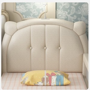 Letto impiombato bambini con Guardrail morbido-imbottito comodino per Hotel magazzino appartamento uso Design moderno - Product Image 5