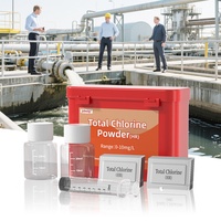 Kit de Prueba de Cloro Total de Alta Gama 0-10mg/L, Polvo DPD para Monitoreo de Piscinas y Aguas Residuales, Prueba Precisa de Calidad del Agua