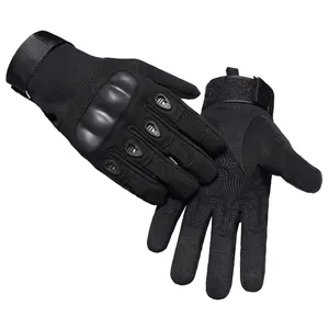 Knuckle Hard Knuckle Tactical Gloves Men Fully Finger Tactical Heavy Duty Gloves