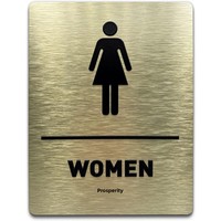 Plaque en aluminium et acier inoxydable conforme ADA, gravée au laser UV, tactile, anti-ternissement, résistante à la corrosion et aux rayures