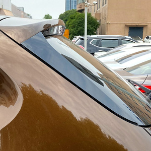 Bmw Rear Spoiler Wing Shaped Piano Black Fiber Glass For X1 E84 2009-2015 Rear Bumper Modification - Product Image 4