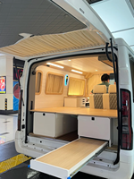 Meubles d'intérieur de camping-car en aluminium sans formaldéhyde, installation facile, armoire gain de place