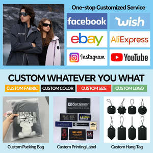 Giacca giacca giacca a vento personalizzata per uomo giacca giacca a vento impermeabile invernale da lavoro all'aperto giacca con cappuccio - Product Image 2