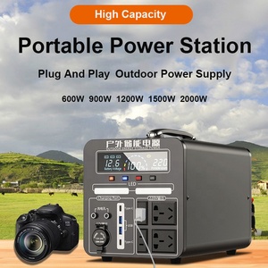 Estación de Energía Portátil Personalizada para Camping y Barbacoa, 110V 220V <span class=keywords><strong>con</strong></span> Panel Solar, Controlador MPPT, Batería <span class=keywords><strong>Externa</strong></span>, <span class=keywords><strong>Enchufe</strong></span> Estadounidense/Británico - Product Image 4