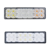 Feu arrière LED ultra-compact 93 mm 12 V - 4 fonctions : Stop, clignotant, marche arrière, feu de freinage pour espaces restreints sur camions