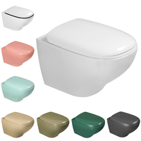 Ensemble d'appareils sanitaires de style européen Commode murale en céramique Toilette et bidet Salle de bain Tornado Ensemble de toilette suspendu au mur