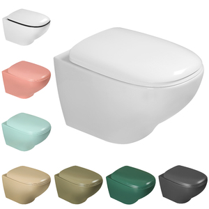 Set di articoli <span class=keywords><strong>sanitari</strong></span> in stile europeo da parete in ceramica Commode wc e Bidet bagno Tornado da parete WC appeso - Product Image 6