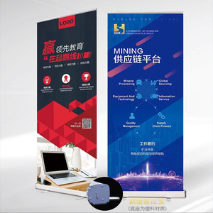 Expositor Enrollable Portátil de Aleación de Aluminio Longmai 80x200 Tipo Puerta, Personalizable para Publicidad - Product Image 3