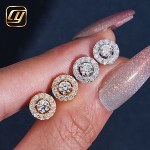 Pendientes de Diamantes Cultivados en Laboratorio con Corte VVS y Color D, Plata S925, Certificados por IGI, de Moda para Boda y Compromiso, Stock al por Mayor de Fábrica CHOYUE - Product Image 5