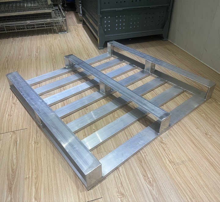 Heavy Duty 1000kg Load Capacity Stackable Metal Aluminium Pallets ...