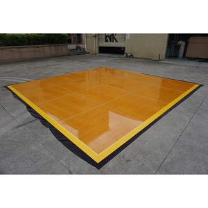 Interlocking high gloss plywood flooring modular dance floor for weddings - Product Image 3