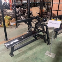 Équipement de musculation professionnel en acier pour presse pectorale, banc plat de musculation, machine de musculation VM-B172