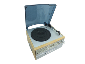 Design <span class=keywords><strong>vintage</strong></span> portable vinyle tourne-disque gramophone - Product Image 3