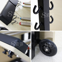 Chaise Pilates Wunda en bois réglable, équipement de santé pour studio à domicile, machine Pilates Combo stable