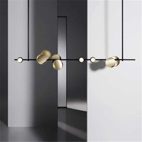 Hot Sale Esszimmer Kronleuchter Acryl Aluminium Pendel leuchten Hängelampe Home Villa Luxus Moderne Kronleuchter