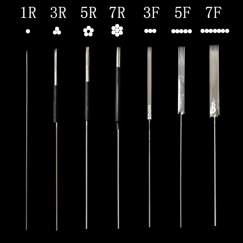 Traditional Needles Microblading Sterilized Disposable Tattoo Needle 1R 3R 5R 5F 7F For Permanent Makeup