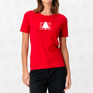Camiseta de Mujer al por Mayor de Alta Calidad, Personalizada, Estampada, de Manga Corta, Informal, de Algodón, Corte Regular, para Mujeres - Product Image 4