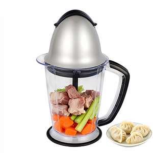 Procesador de Alimentos Eléctrico y Batidora de 1.5L con Recipiente de Plástico, Motor de Cobre Puro y Cuchillas de Acero Inoxidable para Uso Doméstico - Product Image 4