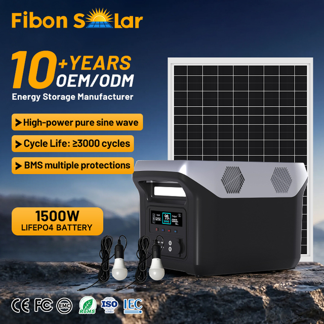 Wholesale Camping Outdoor 110 V 220 V Mobile Solar Generator LiFePO4 Battery 1000w Portable Power Station