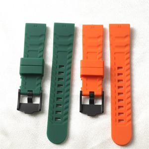 สายนาฬิกาซิลิโคนยางขนาด 22 มม. 24 มม. แบบขายส่ง สายรัดข้อมือแบบสปอร์ตสำหรับผู้ชาย ใช้ได้ทุกวันกลางแจ้ง รับผลิตตามแบบ OEM - Product Image 2