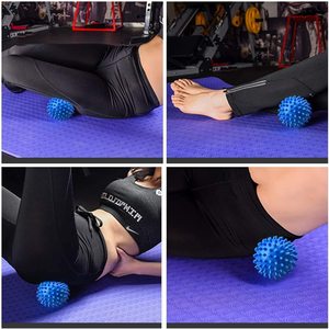 Toptan özel Pvc Yoga spor yayın ayak geri omuz bacak dikenli derin doku masaj topları rulo başak topu - Product Image 6