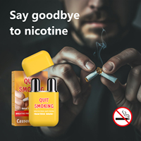 Aide naturelle pour arrêter de fumer - Bâtonnet à base de plantes sans nicotine pour fumeurs - Inhalateur nasal aux huiles essentielles rafraîchissant et anti-stress