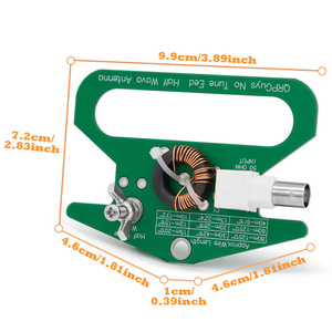 Portée d'<span class=keywords><strong>antenne</strong></span> demi-onde à alimentation en bout réglable sans réglage Portable 80m-10m assemblage d'<span class=keywords><strong>antenne</strong></span> linéaire demi-onde à alimentation en bout 50 Ω 10W - Product Image 2