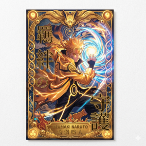 Tableau d'illustration DLPremium Ninja pour l'illustration d'anime, tableau Shikishi à bordure dorée pour autographes et dessin de mangas, taille standard américaine, 10 pièces - Product Image 1