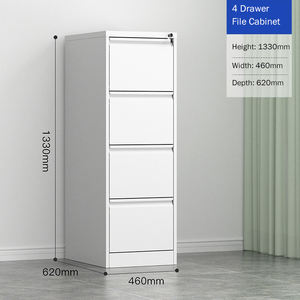 Venta al por mayor <span class=keywords><strong>de</strong></span> 4 cajones personalizados, gabinetes <span class=keywords><strong>de</strong></span> acero, almacenamiento <span class=keywords><strong>de</strong></span> oficina, archivo vertical, archivador <span class=keywords><strong>de</strong></span> metal, gabinete <span class=keywords><strong>de</strong></span> almacenamiento <span class=keywords><strong>de</strong></span> letras F4 A4 - Product Image 3