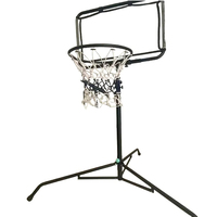 Cerceau de basket portable intérieur/extérieur à base haute réglable Équipement de sport pour enfants jouant sur les courts ou les champs Cerceau de basket-ball