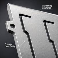 Pièces de moto personnalisées OEM ODM, protection de radiateur en aluminium anodisé avec logo de marque gravé au laser