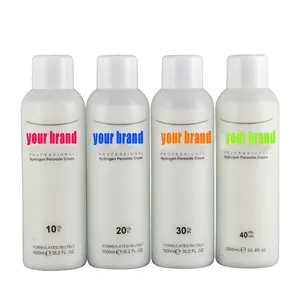 3% 6% 9% 12% Hair Cream Professional Hair Color Developer For Salon