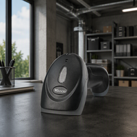 Scanners de codes-barres 2D, scanner de codes-barres sans fil portable, scanners de codes QR, pistolet de numérisation à détection automatique avec support durable
