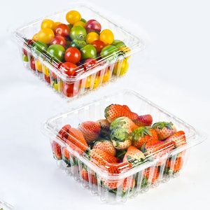 Envase Desechable de PET Transparente <span class=keywords><strong>para</strong></span> Fruta Fresca, <span class=keywords><strong>Frambuesas</strong></span>, Arándanos, Caja de Plástico Tipo Concha <span class=keywords><strong>para</strong></span> Fresas - Product Image 6