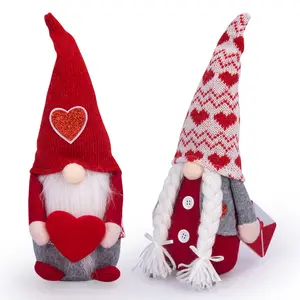 2024 Faceless Doll Nordic Gnome Man Plush Ornament Valentines Day Gifts for Girlfriend Wedding Home Decoration Valentine's Day