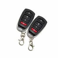 Control Remoto Inalámbrico de 4 Teclas ABCD con Código Fijo/Rodante para Aprendizaje