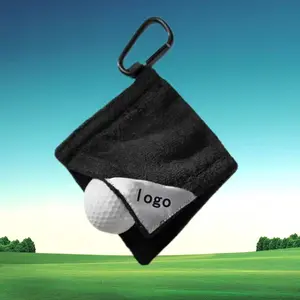 New Arrival Customized Color Size Ball Microfiber Soft Golf Towel