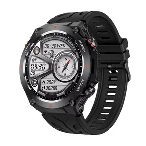 Drioshipping Smartwatch BT Call 650mAh Battery 1.45" Round Screen 1ATM Waterproof Health Monitoring Sports <b>Smart</b> <b>Watch</b> for Men - Product Image 4