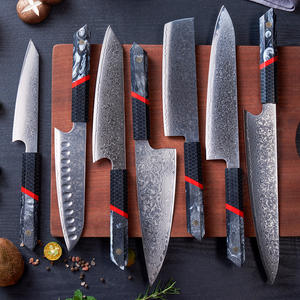 Couteaux de cuisine professionnels de 8 pouces 67 couches vg10 couteau de cuisine en acier damas couteaux de cuisine japonais avec manche en résine - Product Image 6