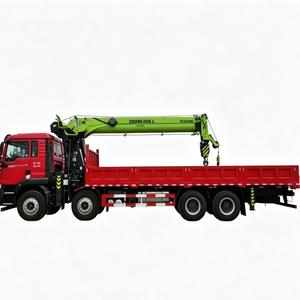 Nouvelle grue hydraulique montée sur camion, 8 tonnes, 10 tonnes, flèche télescopique, camion benne 6x4 avec grue - Product Image 1