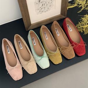 Flat Shallow Ballet Flat <b>Shoes</b> Women's <b>Shoes</b> <b>Bow</b> Boat <b>Shoes</b> Loafers Bean <b>Shoes</b> - Product Image 2
