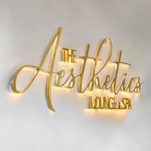 Enseignes commerciales, logo, enseigne LED intérieure pour salon, enseigne lumineuse pour entreprise, logo personnalisé, enseigne 3D, logo personnalisé - Product Image 1