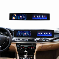12.3 pouces double écran lecteur vidéo Auto Carplay Android autoradio pour BMW série 7 F01 F02 2009-2015 système CIC NBT