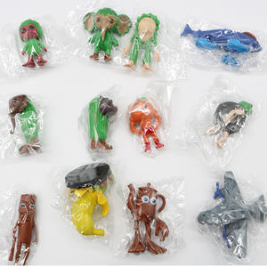 HY nuevo tutú Sahur montaña mar Jing estatuilla hecha a mano, zapato tiburón estatuilla adornos divertido PVC muñeca juguete para regalo - Product Image 2