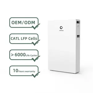 UIENERGIES Cell By CATL Powerwall Solar Battery 10Kw 48V 51.2v 200Ah Energy Storage Batteries Home Use