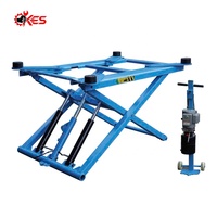 Élévateur à ciseaux mobile portable KES-D2800 élévateur de voiture super mince hydraulique à bas prix en stock cric de levage mobile extérieur