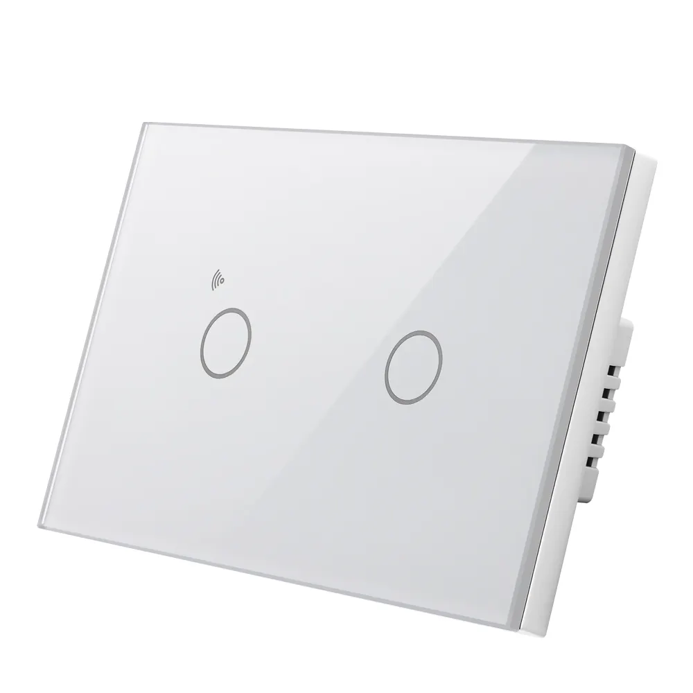 Interruptor de parede inteligente Tuya para casa, interruptor de luz LED com wi-fi, controle remoto de vidro, sem fio, 1/2/3/4 gang, interruptor de parede e tomada